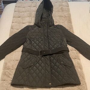 Ralph Lauren Quilted Dark Green Hooded Jacket